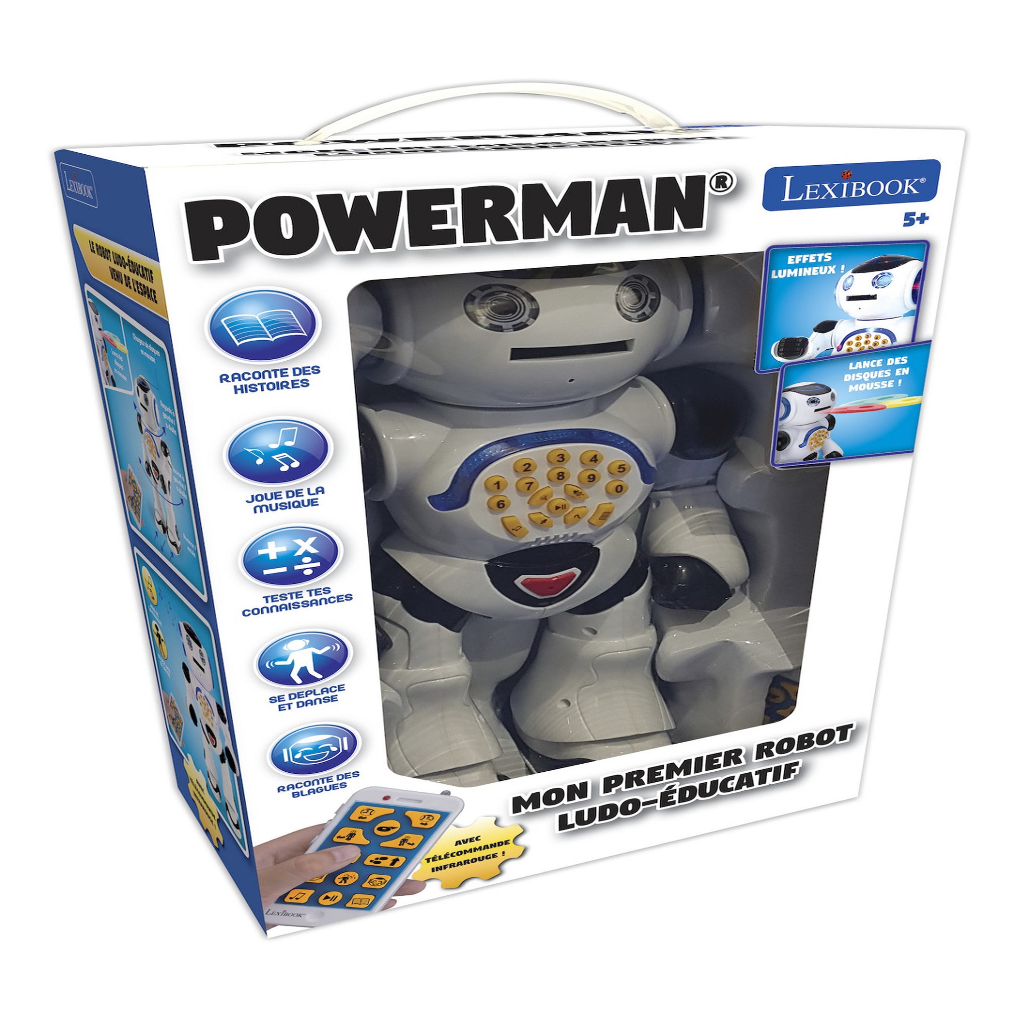 Voir la diapositive 3 : LEXIBOOK Robot éducatif Powerman