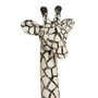 Voir la diapositive 2 : ATMOSPHERA Statuette Déco  Girafe  89cm Noir & Ivoire