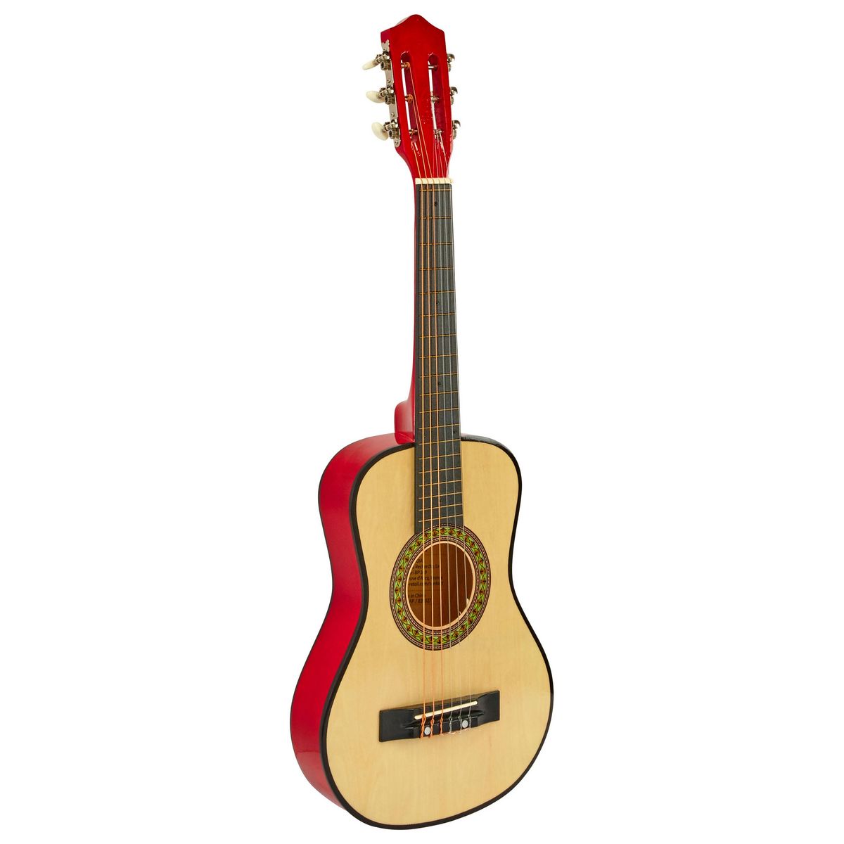 One Two Fun Guitare sèche 76 cm avec corde en nylon