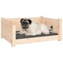 Voir la diapositive 4 : VIDAXL Lit pour chien 65,5x50,5x28 cm Bois de pin solide