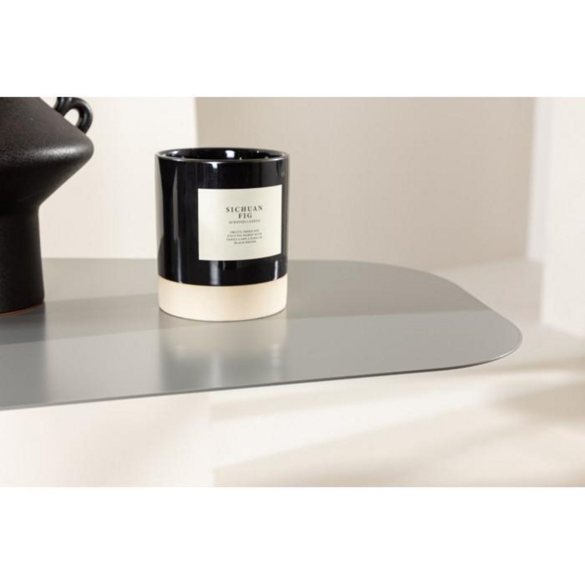 Paris Prix Table d'Appoint Design  San Jose  50cm Gris Clair