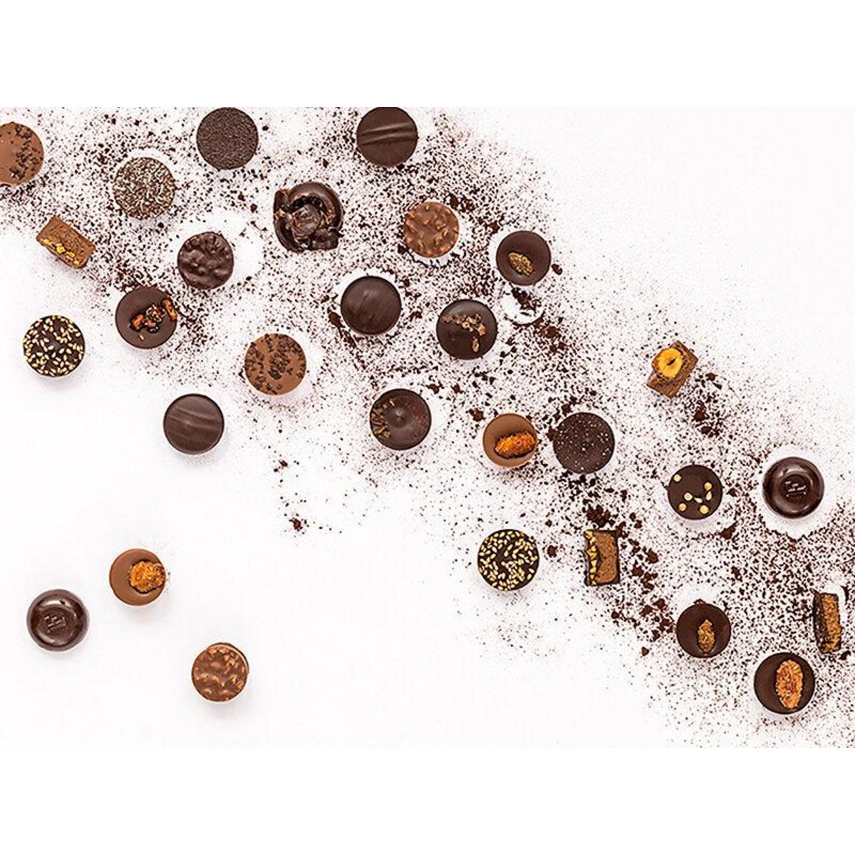 Smartbox Coffret Fauchon : 15 chocolats Fabuleux Pralinés livrés à domicile - Coffret Cadeau Gastronomie