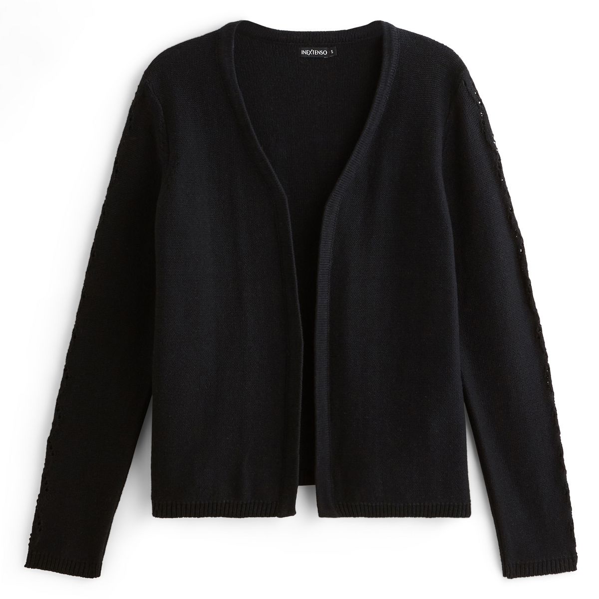 IN EXTENSO gilet, cardigan femme noir taille XXL