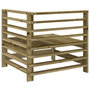 Voir la diapositive 5 : VIDAXL Canape d'angle de jardin bois de pin impregne