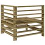 Voir la diapositive 5 : VIDAXL Canape d'angle de jardin bois de pin impregne