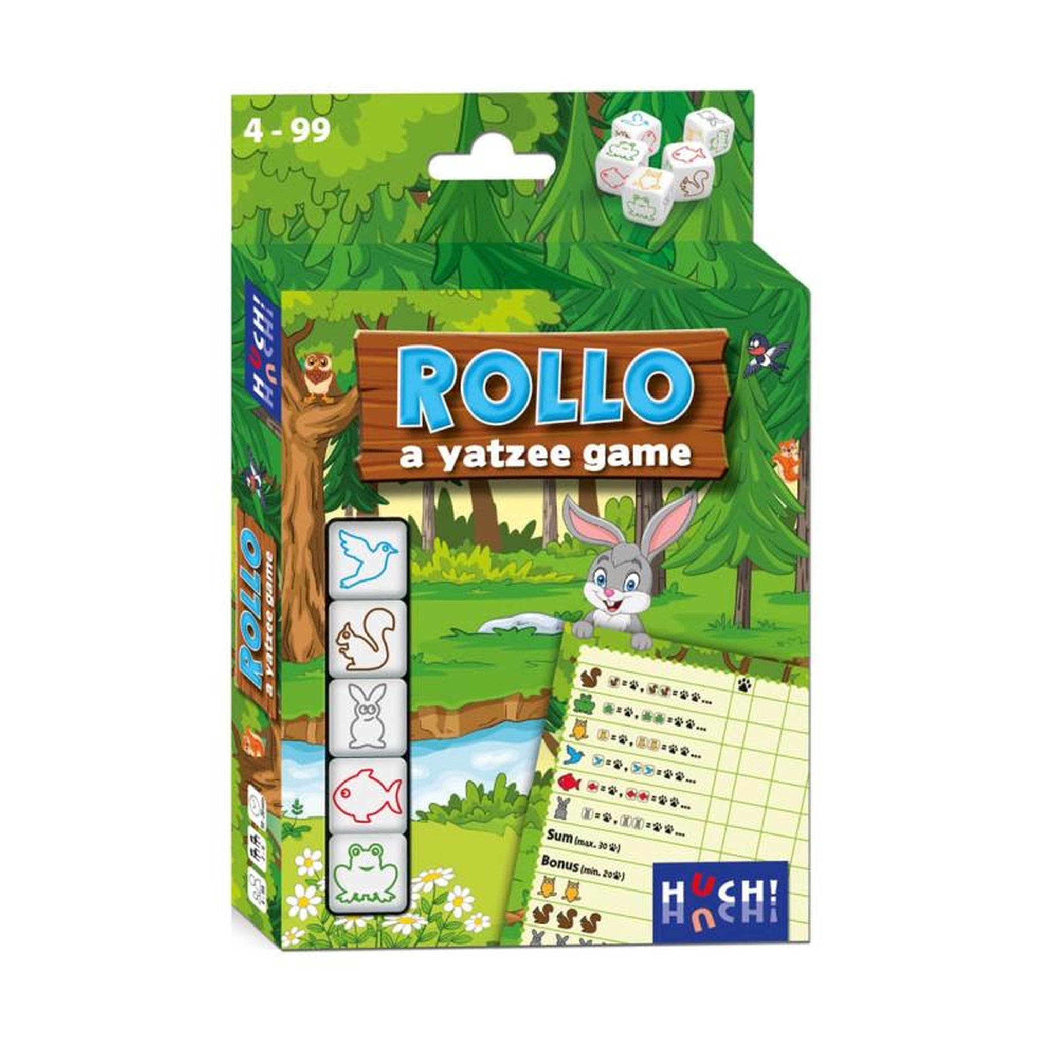 Voir la diapositive 1 : Asmodee ASMODEE Rollo - Yatzee Animals