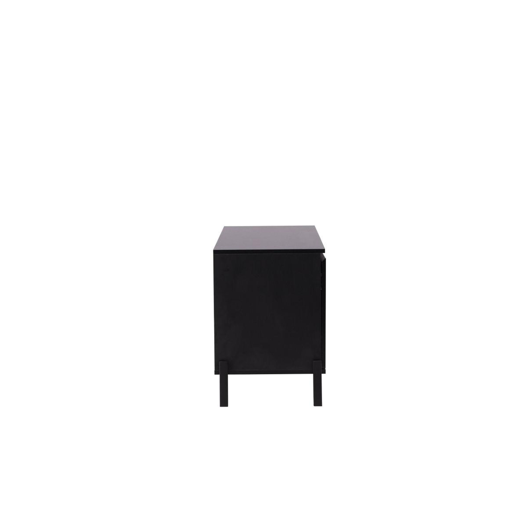 Voir la diapositive 2 : Paris Prix Meuble tv 2 portes & 2 tiroirs  corpus  138cm noir