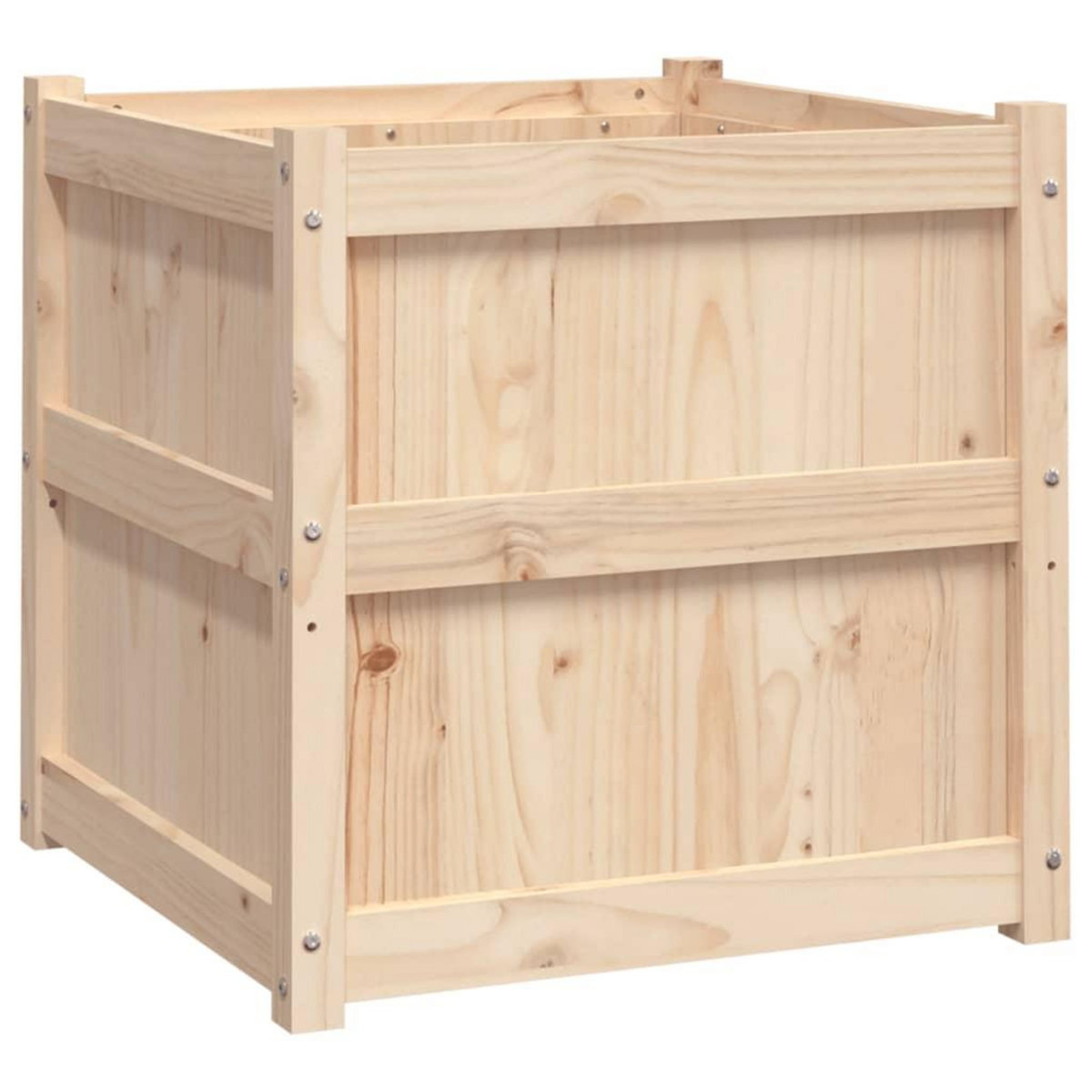 VIDAXL Jardiniere d'exterieur 60x60x60 cm bois de pin massif
