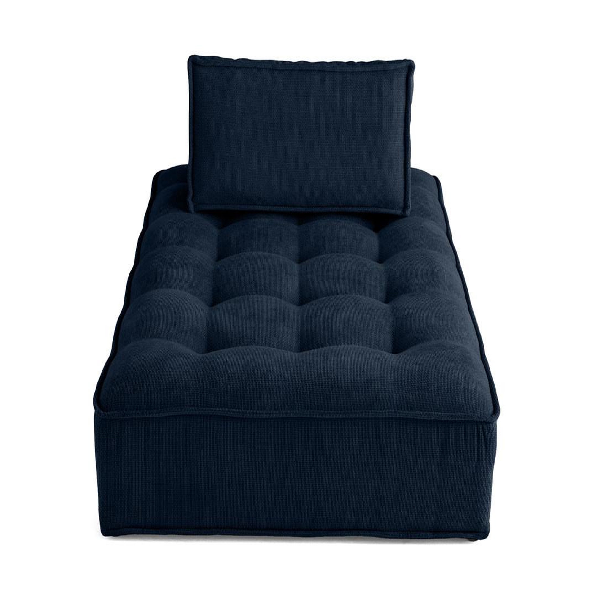 Voir la diapositive 6 : BEST MOBILIER Marisol - module d'assise méridienne - velours texturé