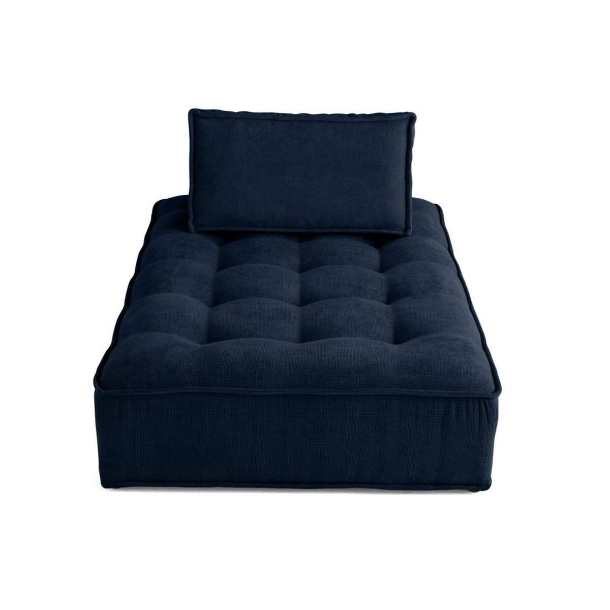 LISA DESIGN Marisol - module d'assise méridienne - velours texturé