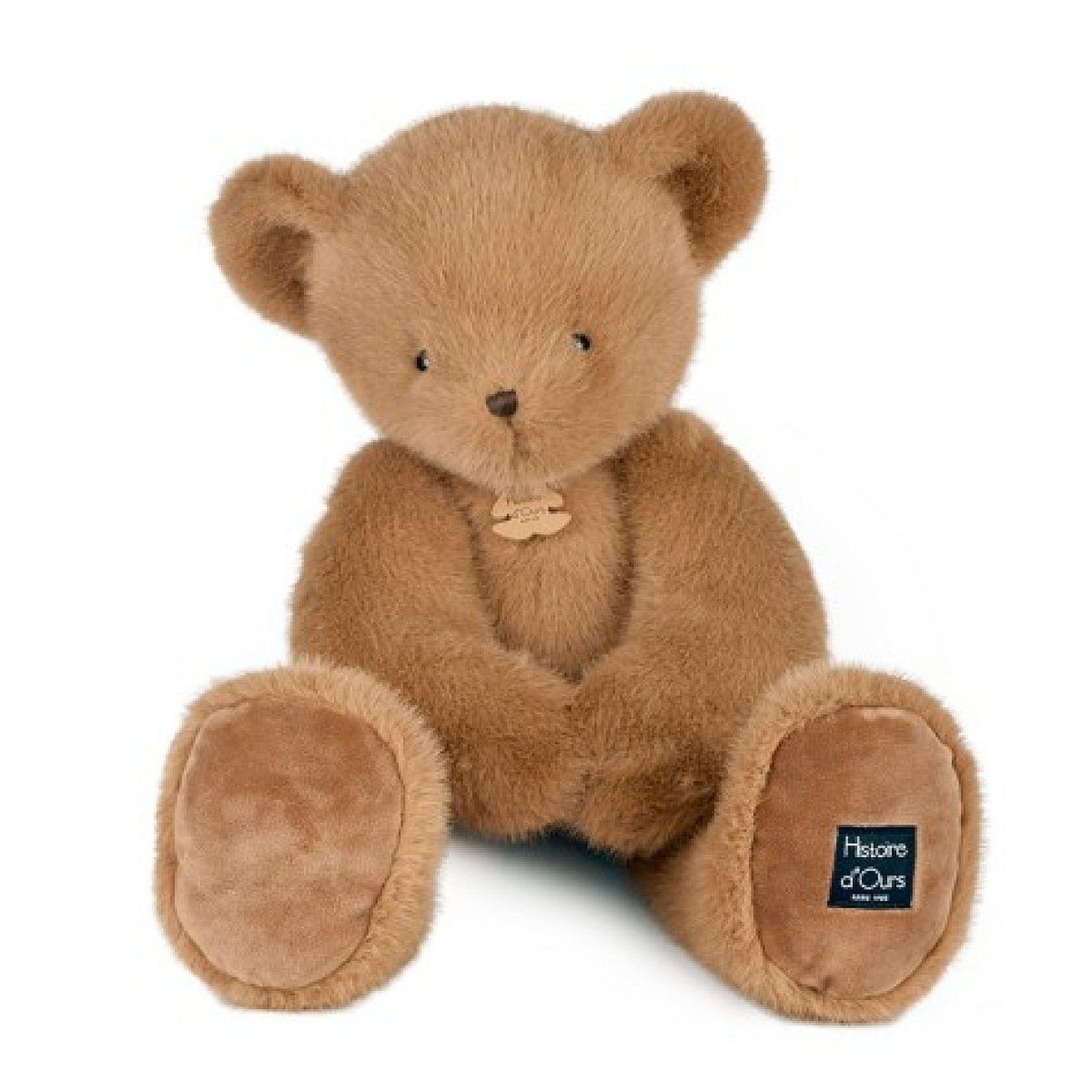 Histoire D'Ours Ours en peluche clémentin marron miel - 60 cm
