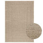 Voir la diapositive 1 : VIDAXL Tapis ZIZUR beige 120x170 cm aspect de jute interieur exterieur