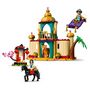 Voir la diapositive 3 : LEGO Disney 43208 - Les Aventures de Jasmine et Mulan avec Figurine Cheval et Mini-Poupées