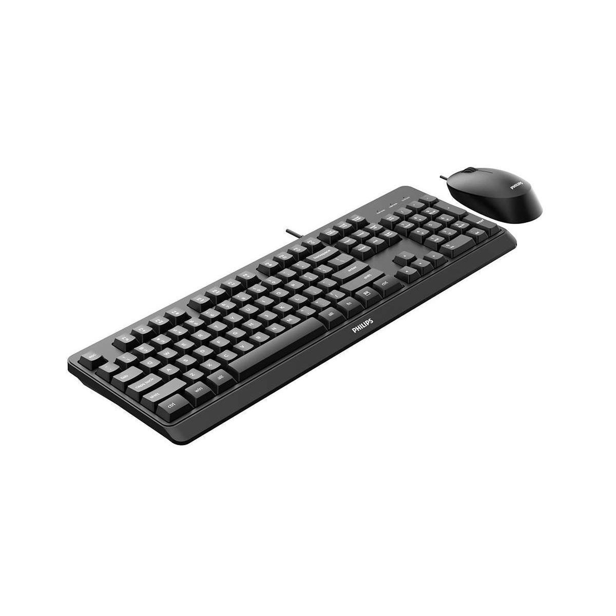 Voir la diapositive 3 : Philips Philips 2000 series SPT6207BL/34 clavier Souris incluse Universel USB QWERTY Anglais Noir