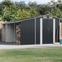 Voir la diapositive 1 : VIDAXL Abri de jardin anthracite 277x365,5x179 cm acier galvanise