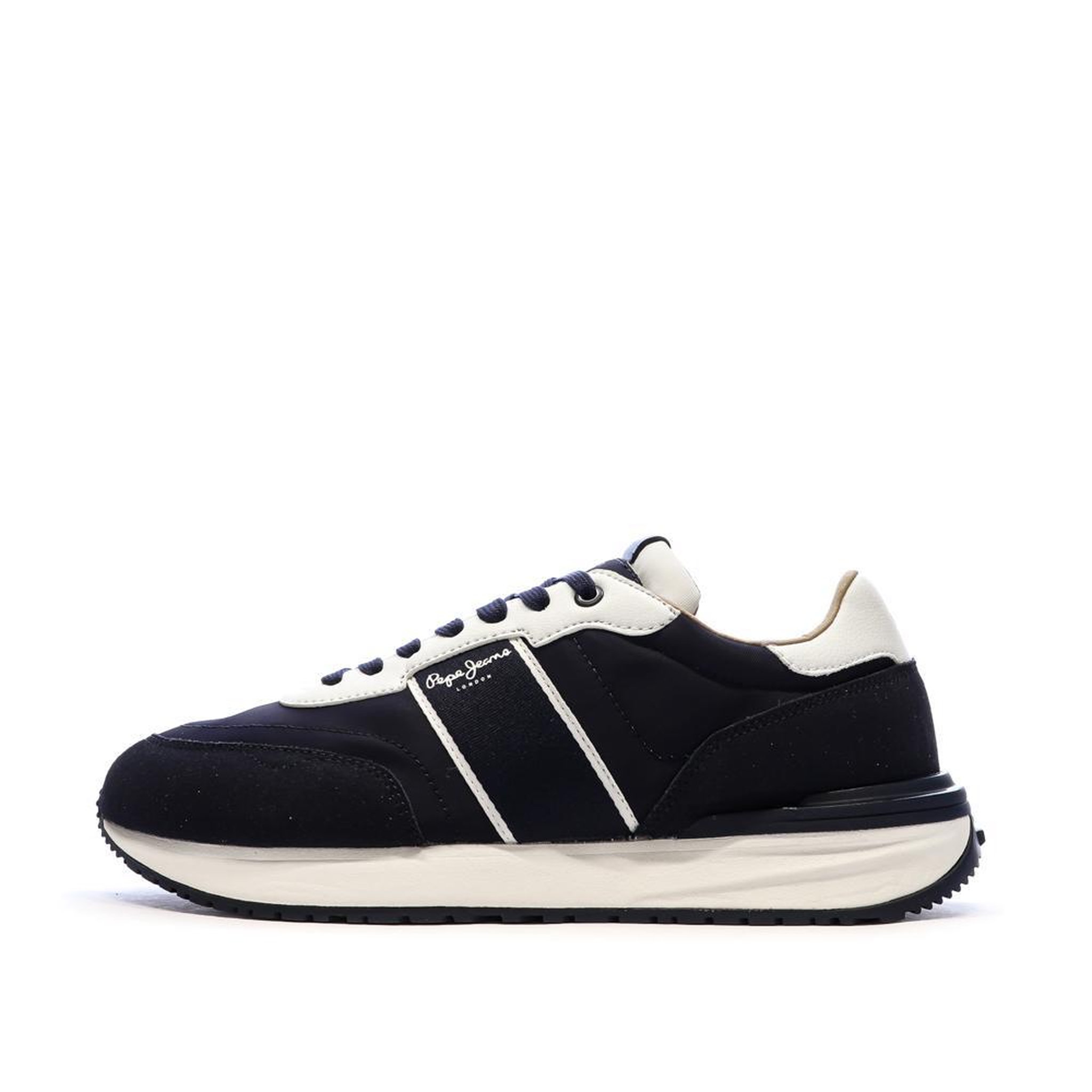 Voir la diapositive 1 : Pepe Jeans Baskets Blanches/Marines Homme Pepe jeans Buster