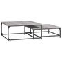 Voir la diapositive 6 : VIDAXL Tables basses gigognes 2 pcs sonoma gris bois d ingénierie