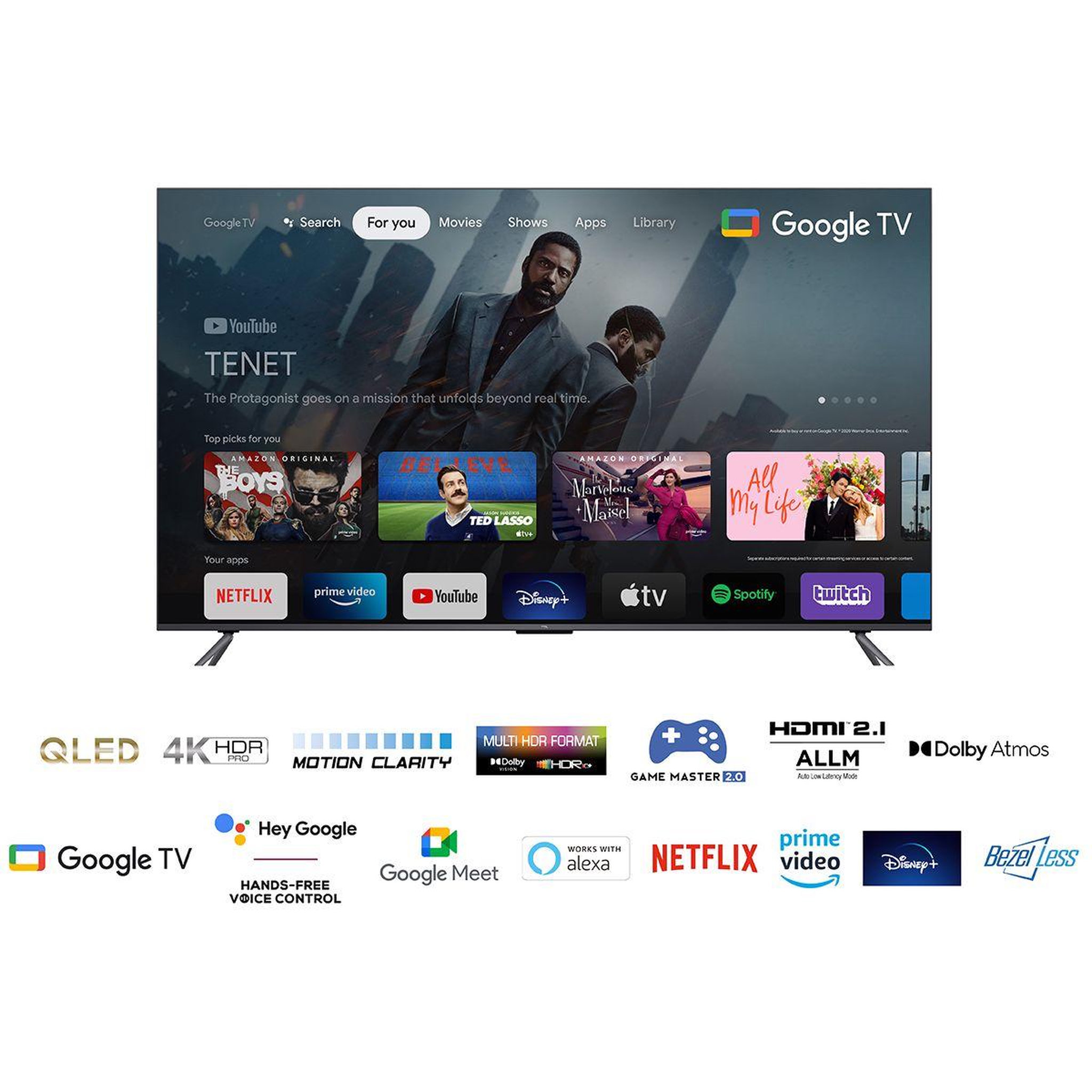 Voir la diapositive 5 : TCL TV QLED 85C645
