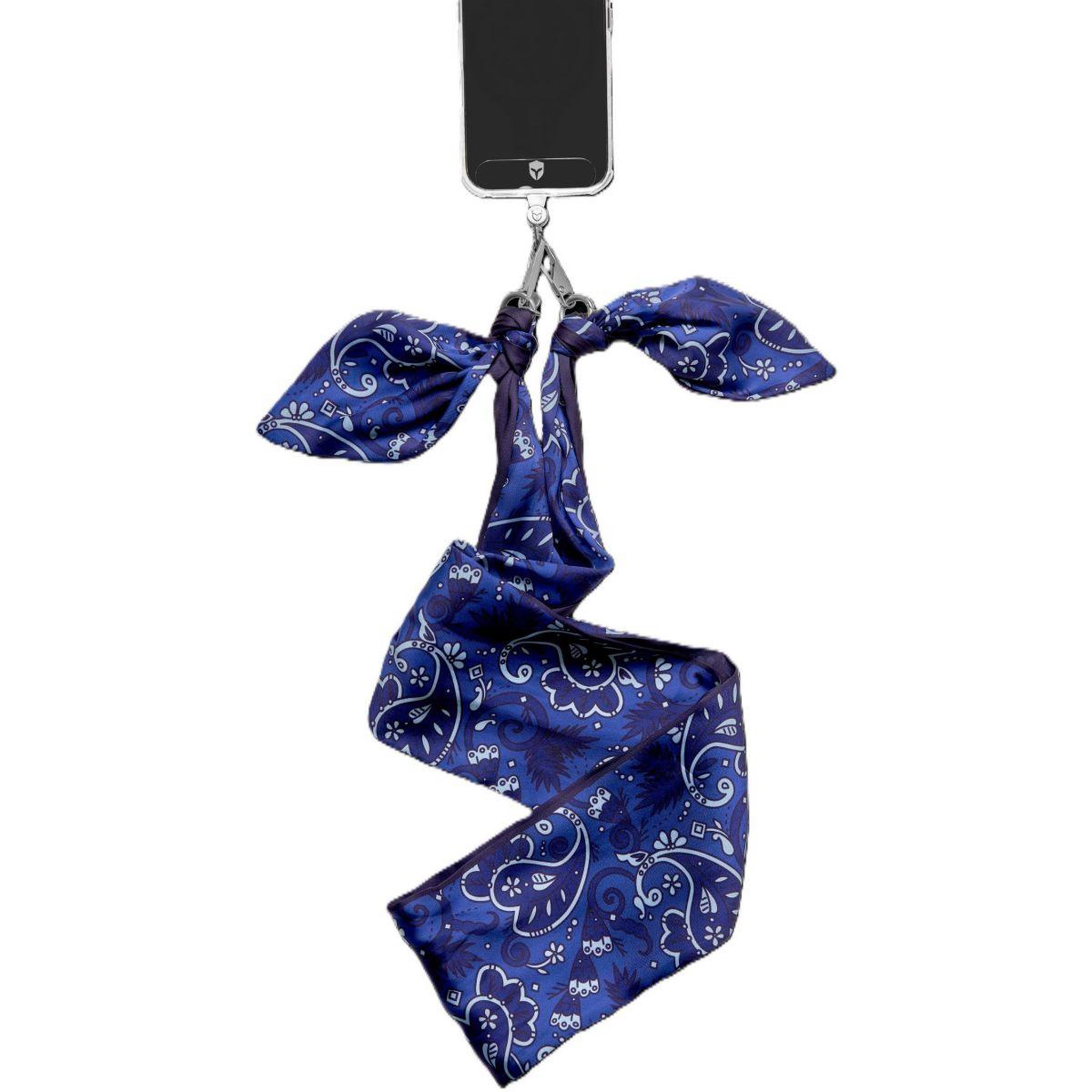 FORCE CASE Bandoulière foulard bandana bleu