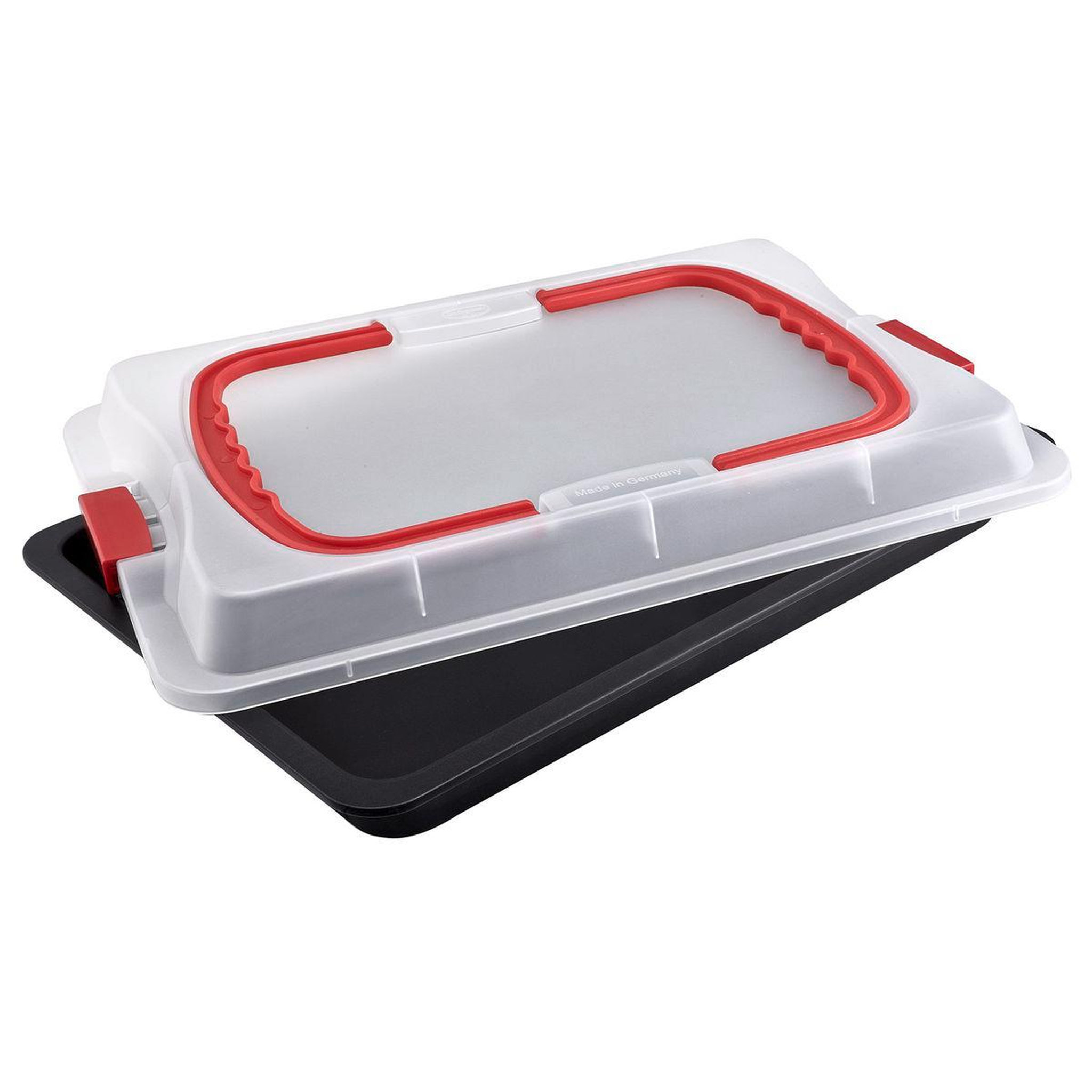 DR.OETKER Plaque de cuisson avec couvercle 42 x 29 cm dr. Oetker bake and go