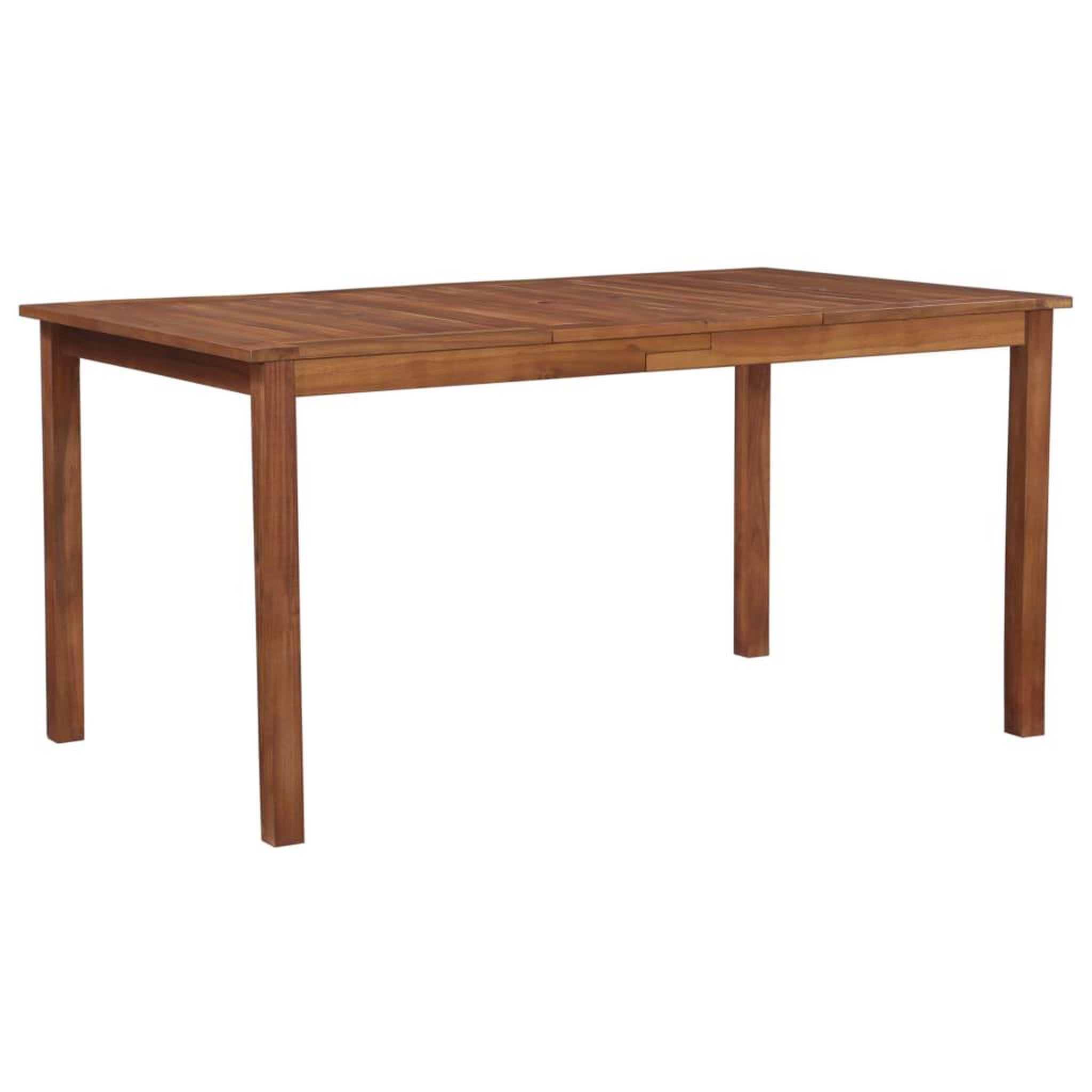 Voir la diapositive 1 : VIDAXL Table de jardin 150x90x74 cm Bois d'acacia massif