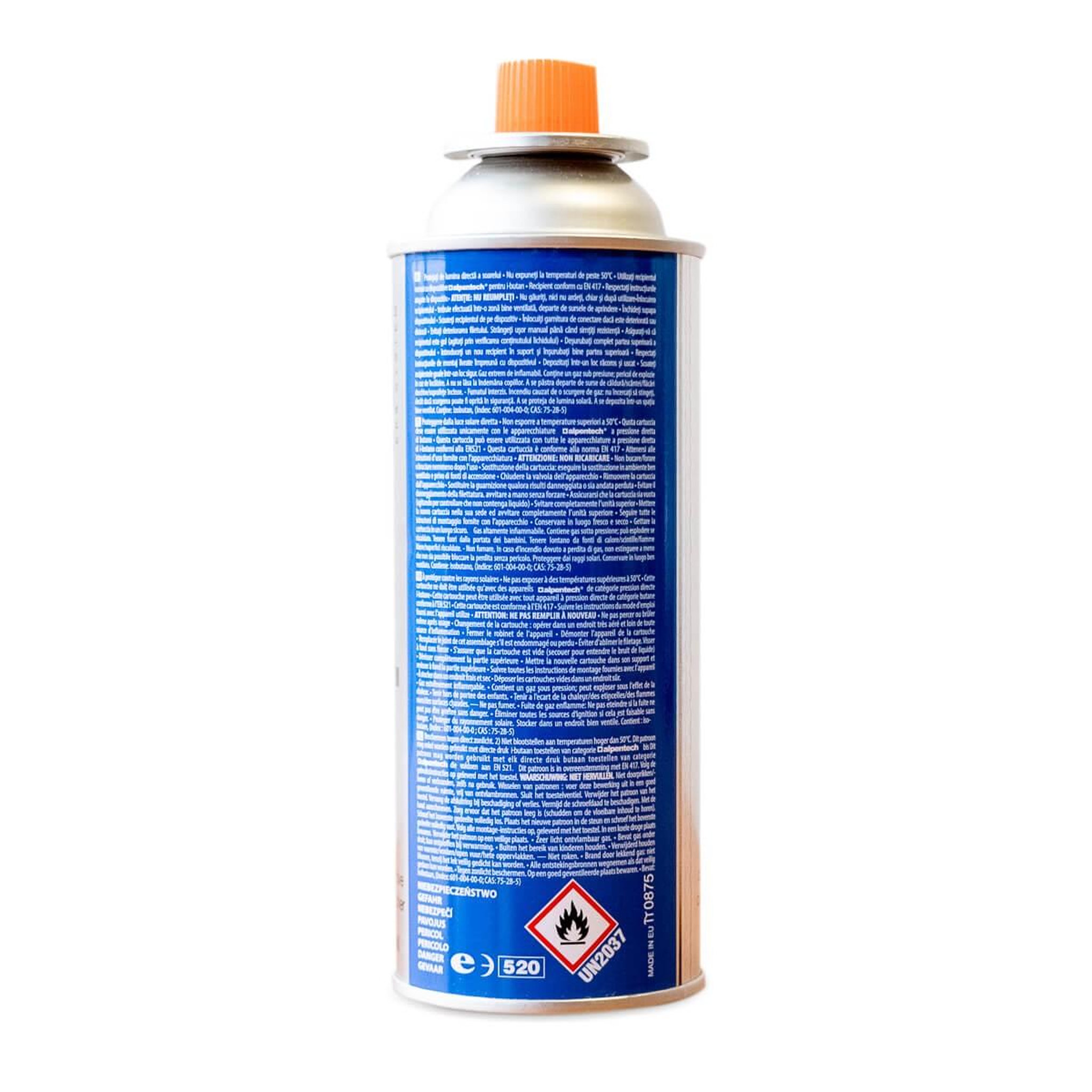 Voir la diapositive 3 : ALPENTECH Pack de 16 cartouches de gaz 250g butane camping butane alpentech