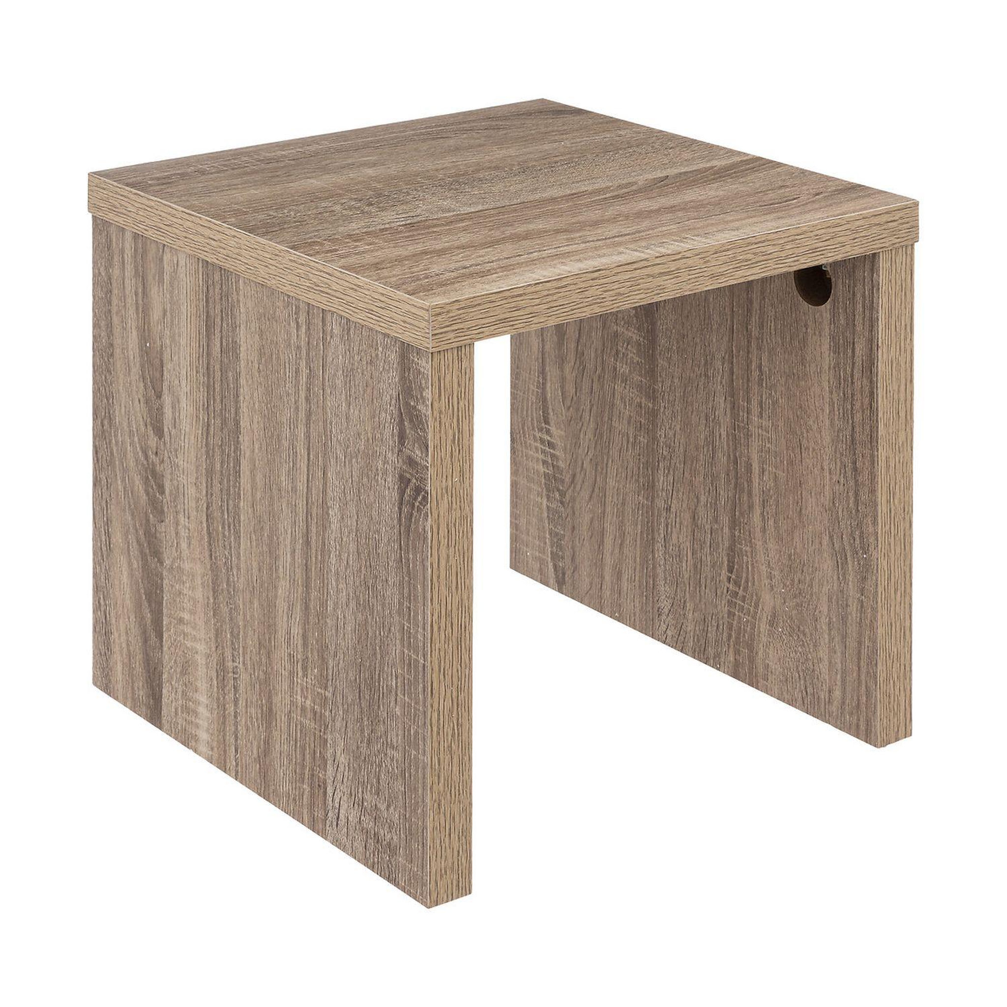 Voir la diapositive 3 : FIVE Trio de tables gigognes encastrables en mdf - hauteur 45 cm