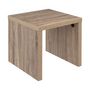 Voir la diapositive 3 : FIVE Trio de Tables Gigognes encastrables en MDF - Hauteur 45 cm