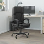 Voir la diapositive 1 : VIDAXL Fauteuil de massage inclinable de bureau Noir Similicuir