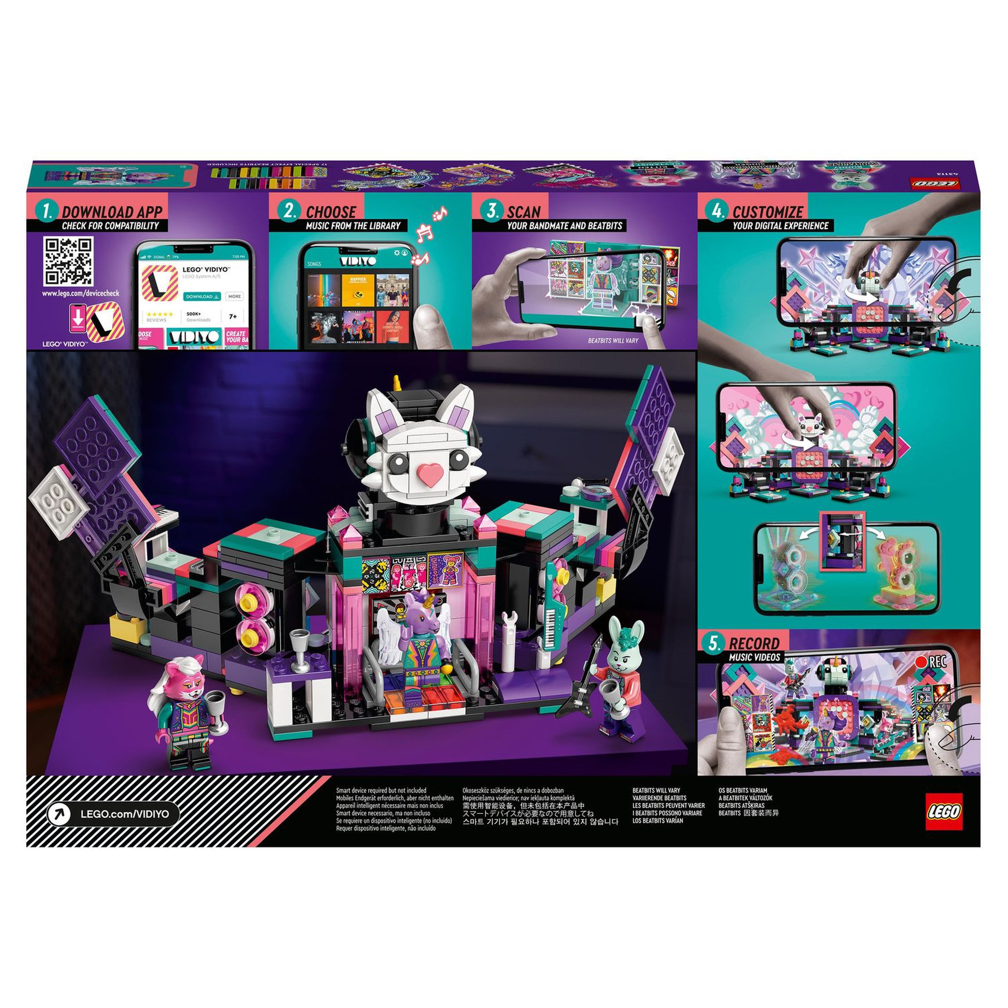 Voir la diapositive 8 : LEGO 43113 VIDIYO K-Pawp Concert BeatBox Music Video Maker