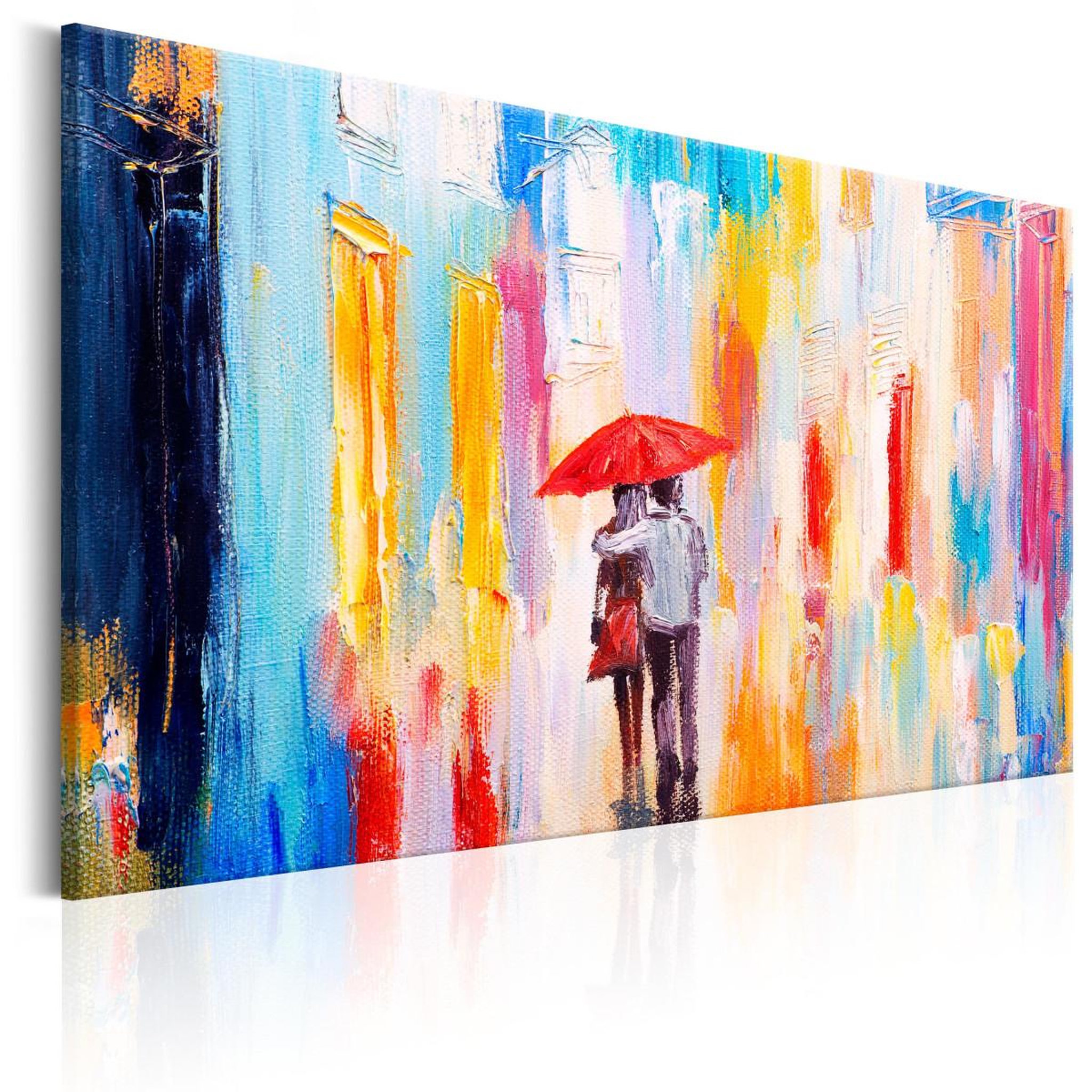Voir la diapositive 1 : Paris Prix Tableau imprimé  under the love umbrella