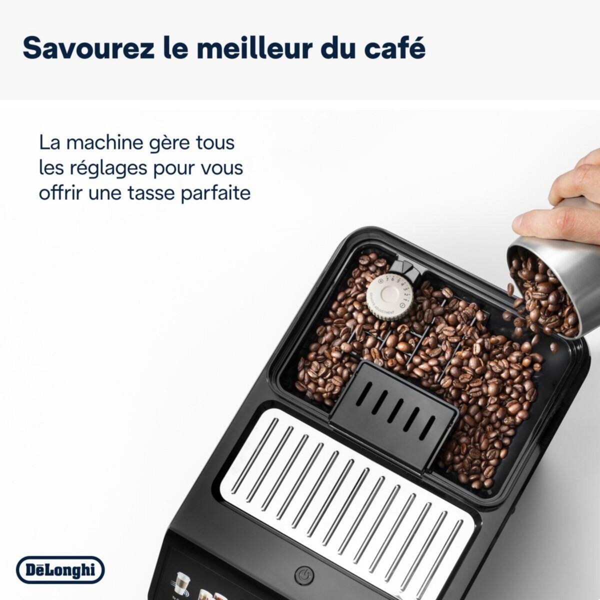 DELONGHI Expresso Broyeur ECAM450.65.S Eletta Explore Argent