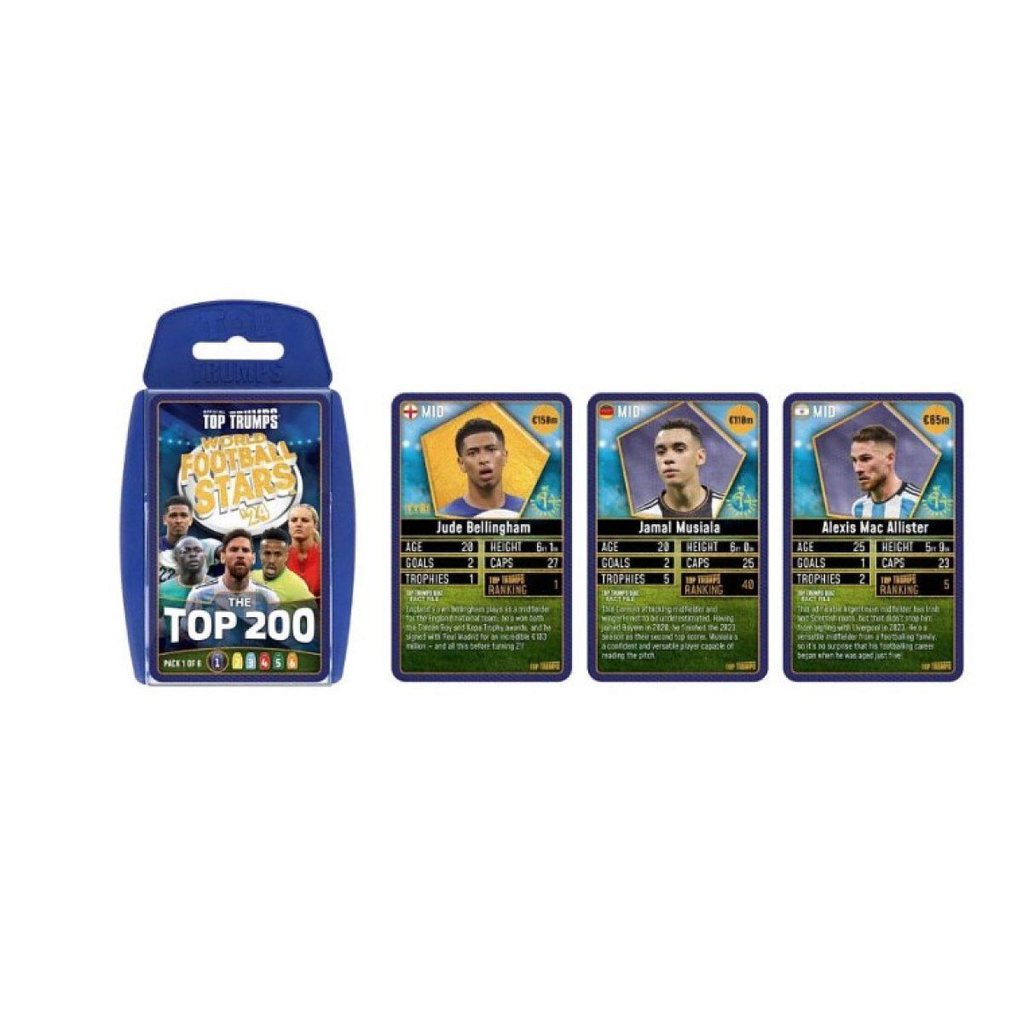 Winning Moves Top 200 world football stars pack 1