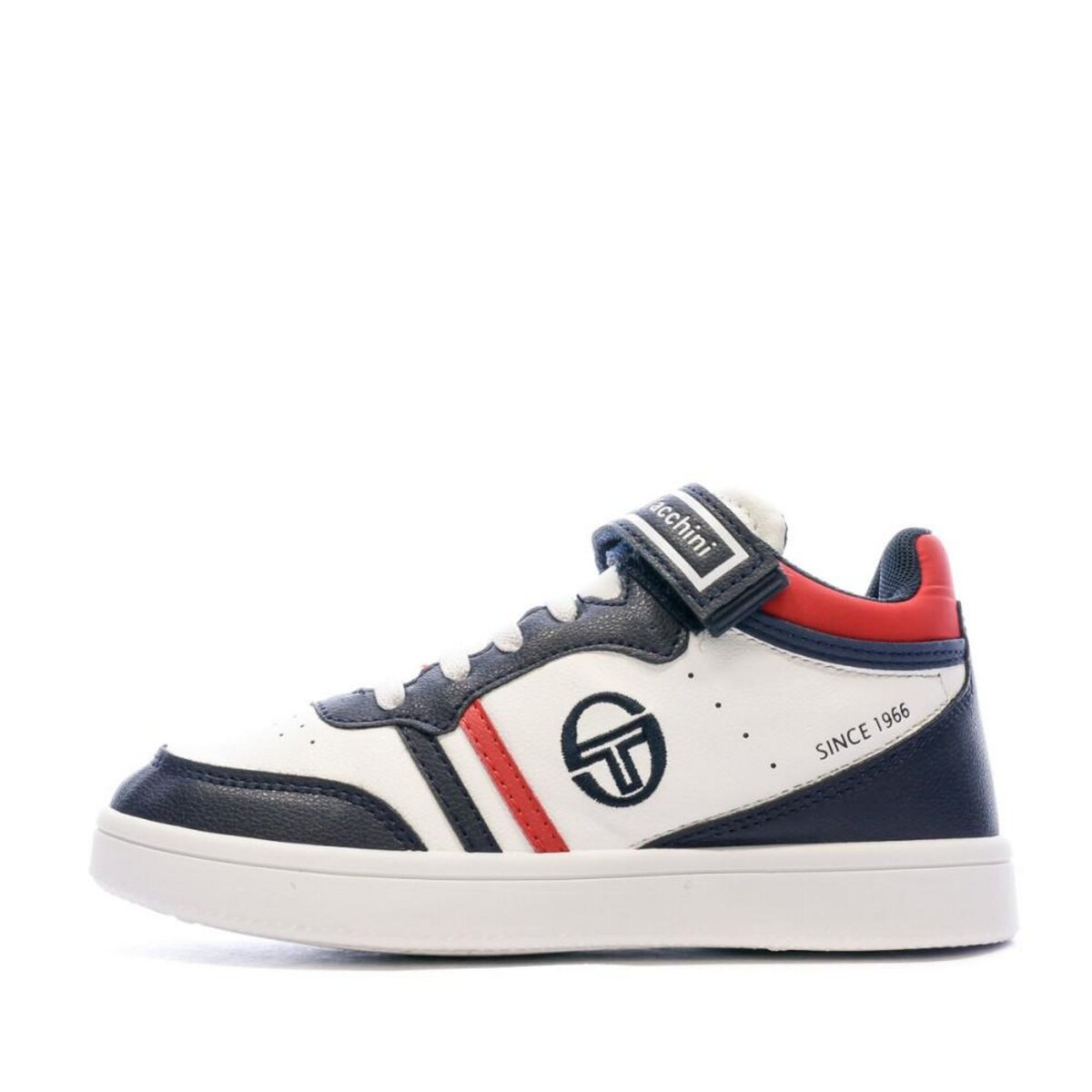 SERGIO TACCHINI Baskets Montantes Blanche Marine Gar on Sergio