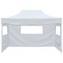 Voir la diapositive 2 : VIDAXL Tente de reception pliable avec 3 parois 3x4 m Acier Blanc
