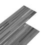 Voir la diapositive 2 : VIDAXL Planches de plancher PVC 5,02 m^2 2 mm Autoadhesif Gris raye