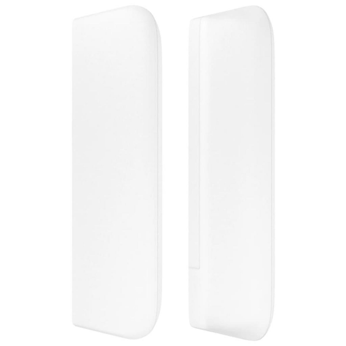 VIDAXL Tete de lit avec oreilles Blanc 103x16x78/88 cm Similicuir