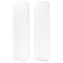 Voir la diapositive 4 : VIDAXL Tete de lit avec oreilles Blanc 103x16x78/88 cm Similicuir