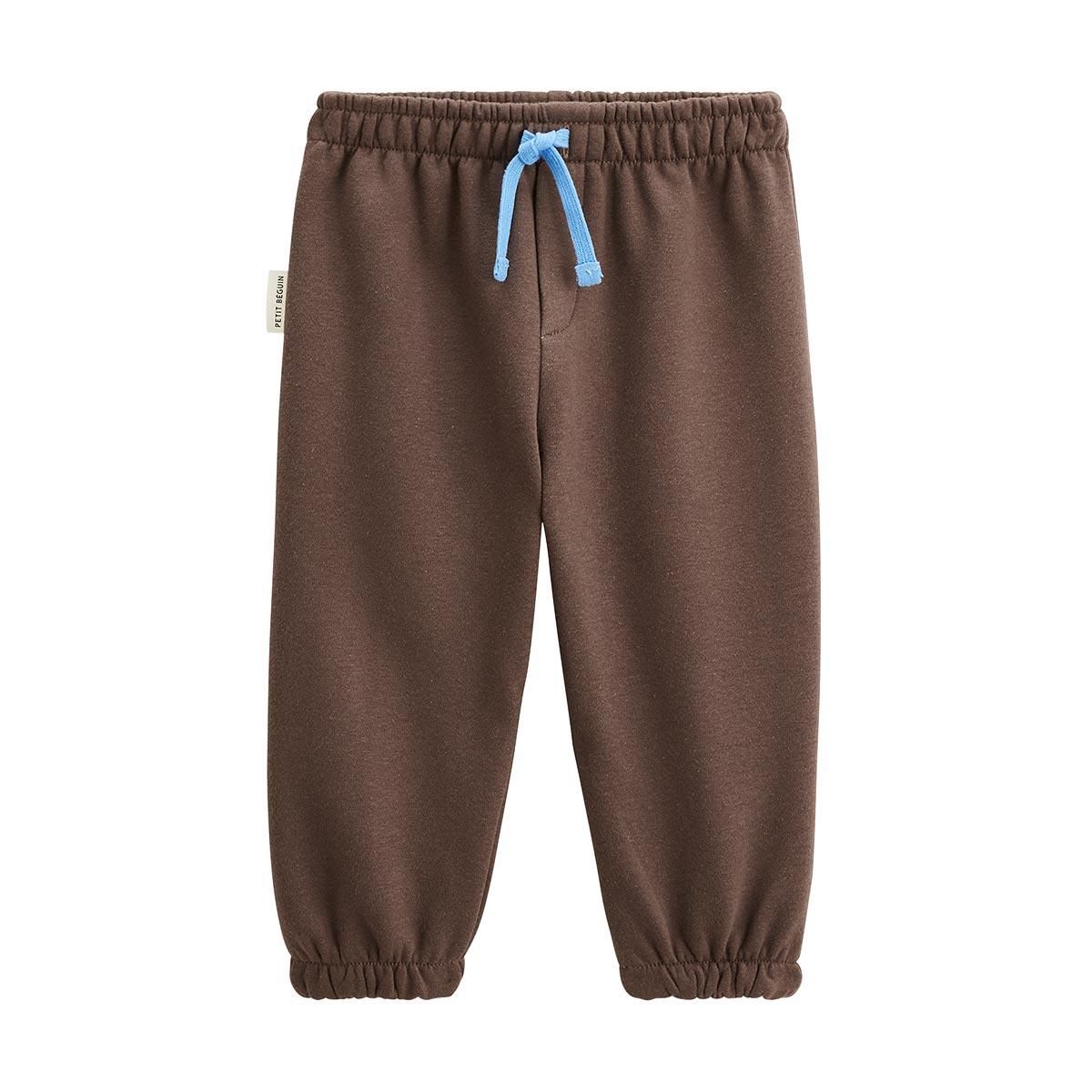 Petit Béguin Lot de 2 pantalons enfant en molleton Cracotte