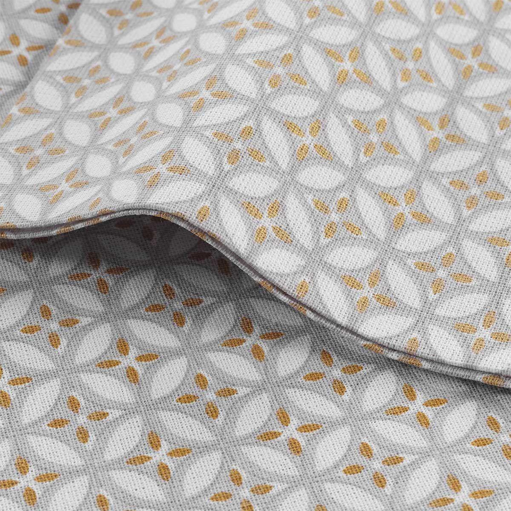 Voir la diapositive 2 : Douceur d'Intérieur Lot de 3 serviettes de table  azelia  40x40cm gris