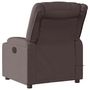 Voir la diapositive 5 : VIDAXL Fauteuil de massage inclinable Marron fonce Tissu