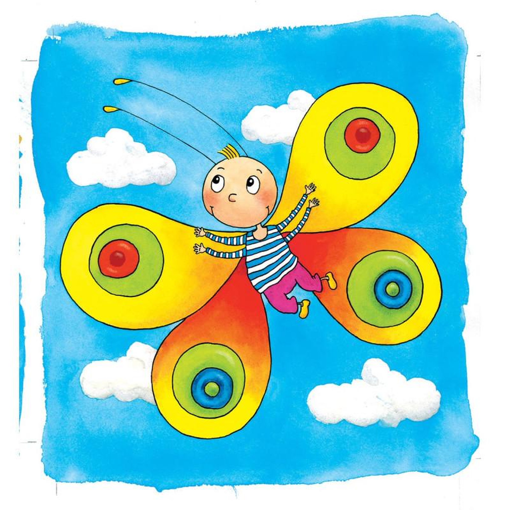 Voir la diapositive 4 : Goki GOKI Wooden Layers Puzzle-Butterfly