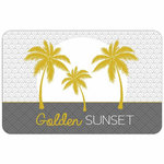 Paris Prix Set de Table Imprimé  Pure Line  28x44cm Or & Gris