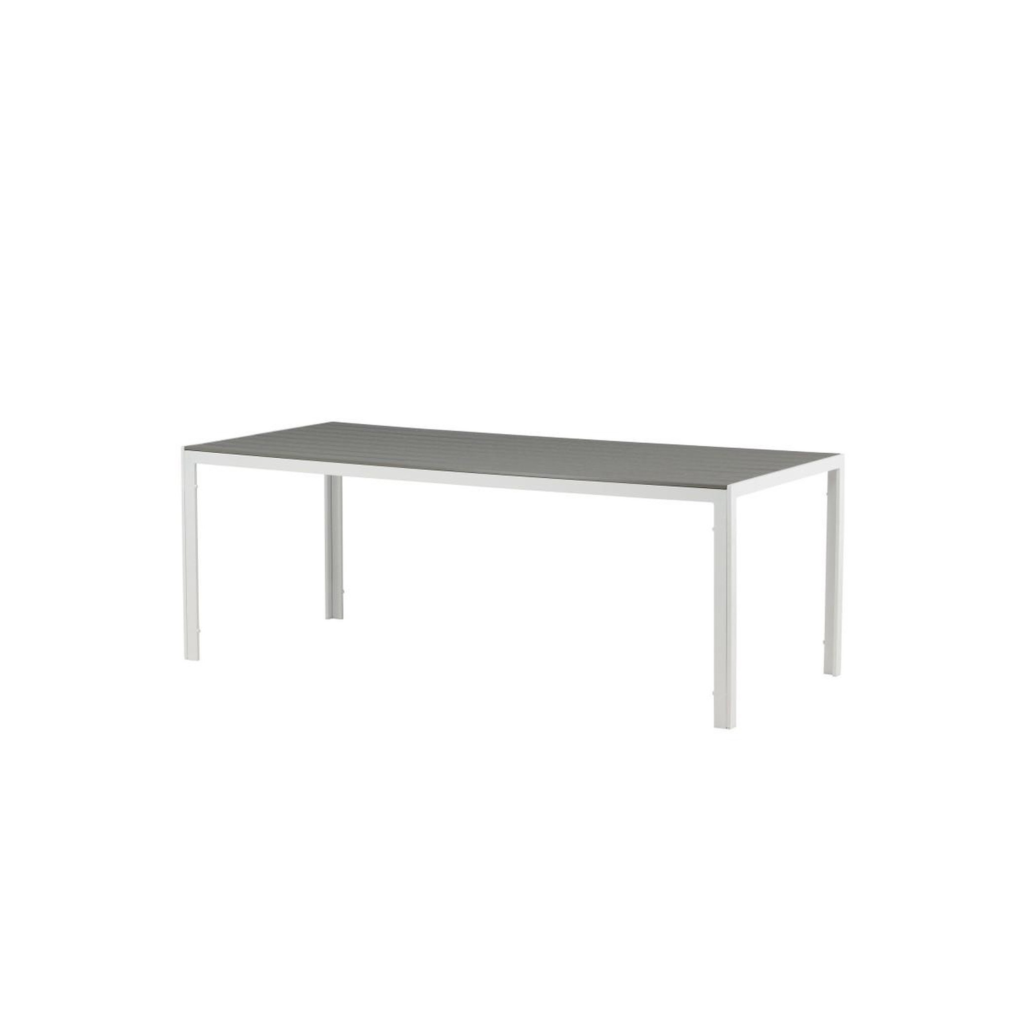 Voir la diapositive 5 : Paris Prix Table de jardin  break  205cm gris