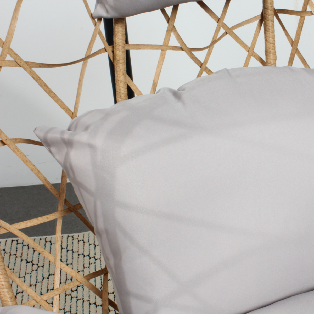 CONCEPT USINE Fauteuil suspendu effet rotin CUZCO