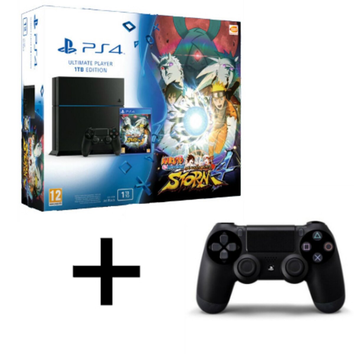 Console PS4 1 To + Naruto Shippuden Ultimate Ninja Storm 4 + Dual Shock 4