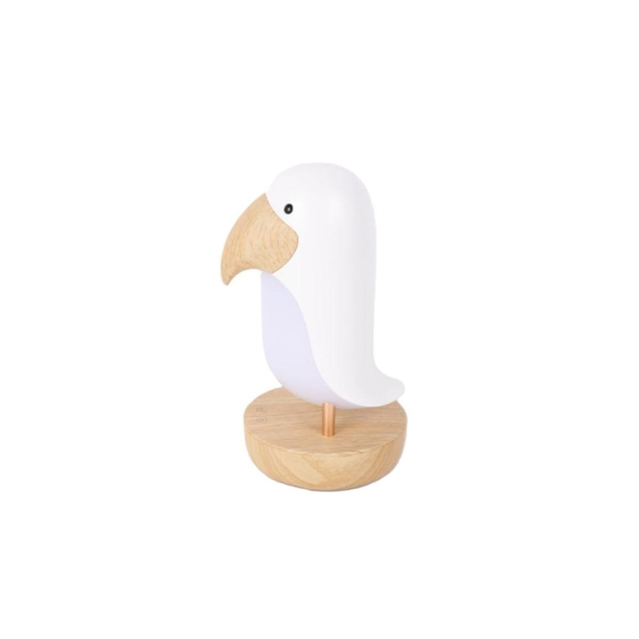 ELINELI Veilleuse petit oiseau - blanc