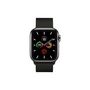Voir la diapositive 2 : IBROZ Bracelet Apple Watch 42/44/45mm Maille noir
