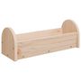 Voir la diapositive 2 : VIDAXL Mangeoire a foin pour lapins 28x10x10 cm bois massif de sapin