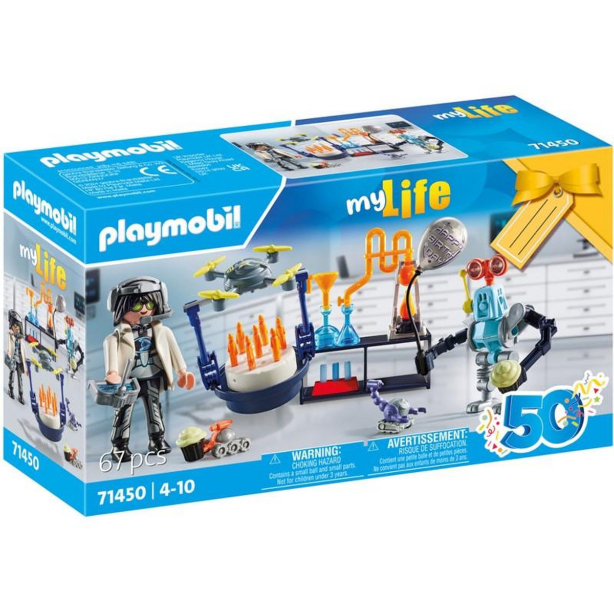 PLAYMOBIL CHERCHEURS + ROBOTS PLAYMOBIL PLL71450